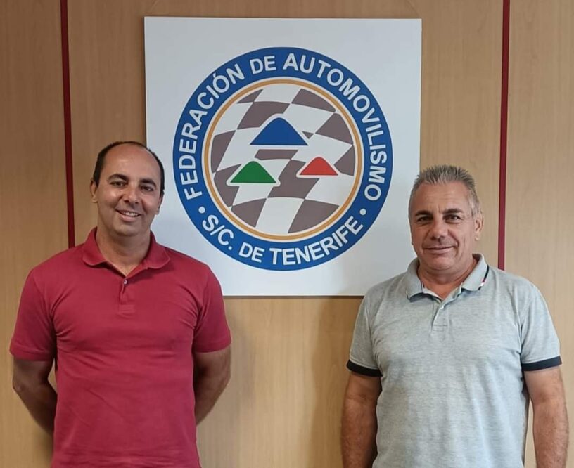 Vidal Arecibia (Canarias Driving) y Francisco Negrín (FIASCT)