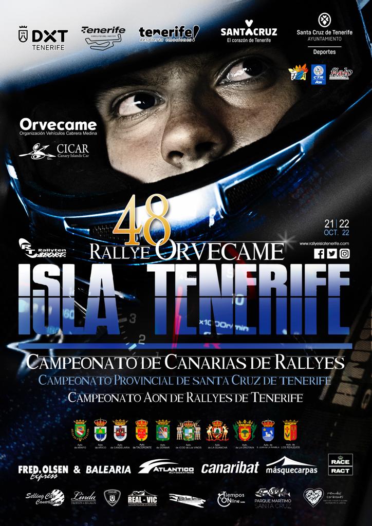 cartel Rallye Isla Tenerife 2022