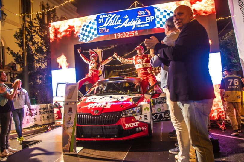 Efrén Llarena ganador Rallye Villa Adeje