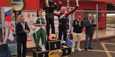 Karting Club Tenerife podium categoría DD2