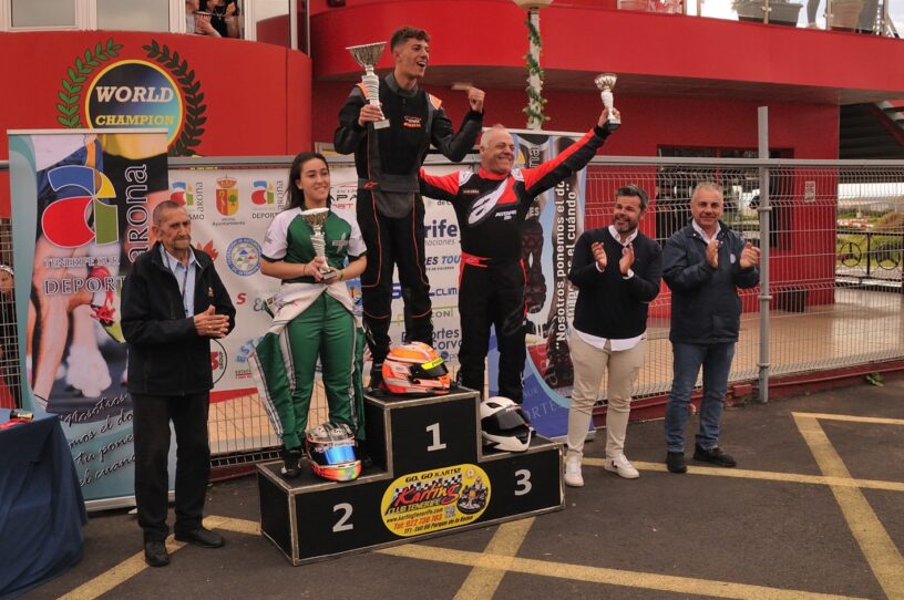Karting Club Tenerife podium categoría DD2