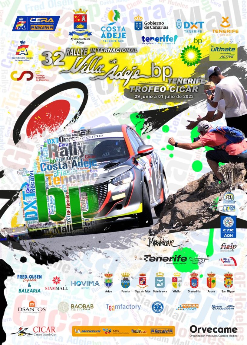 Cartel Rallye Villa de Adeje 2023