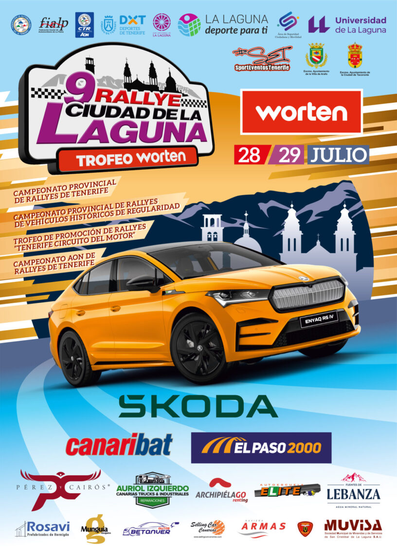 Cartel Rallye Ciudad de La Laguna 2023