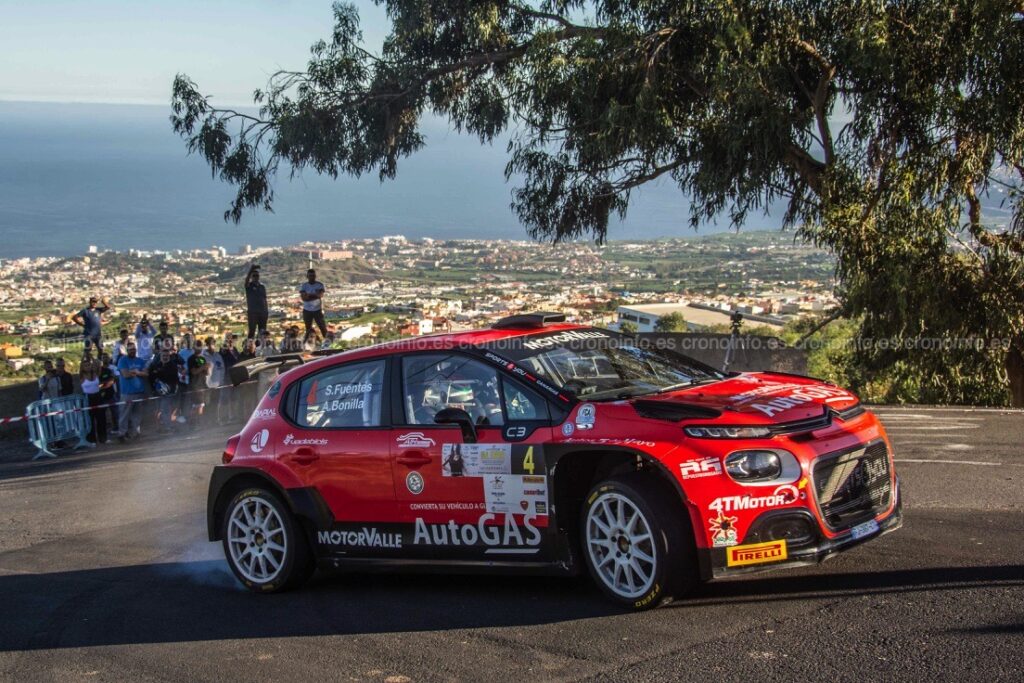 SERGIO FUENTES CITROEN C3 RALLY2 RALLYE ISLA TENERIFE 2023