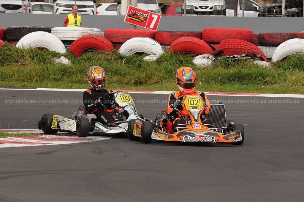 DENZEL FIORINI Y MARIO HERNÁNDEZ KARTING TENERIFE 2023